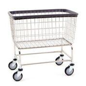 Load image into Gallery viewer, R&amp;B Wire 200F Large Capacity Wire Laundry Cart, 4.5 Bushel, Chrome

